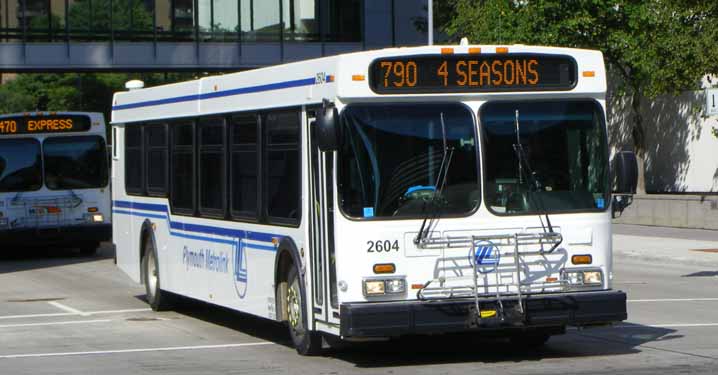 Plymouth Metrolink New Flyer D40LF 2604